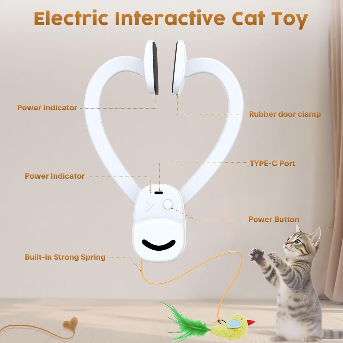 CHASEWING – Interactive Bird Toy for Active Cats