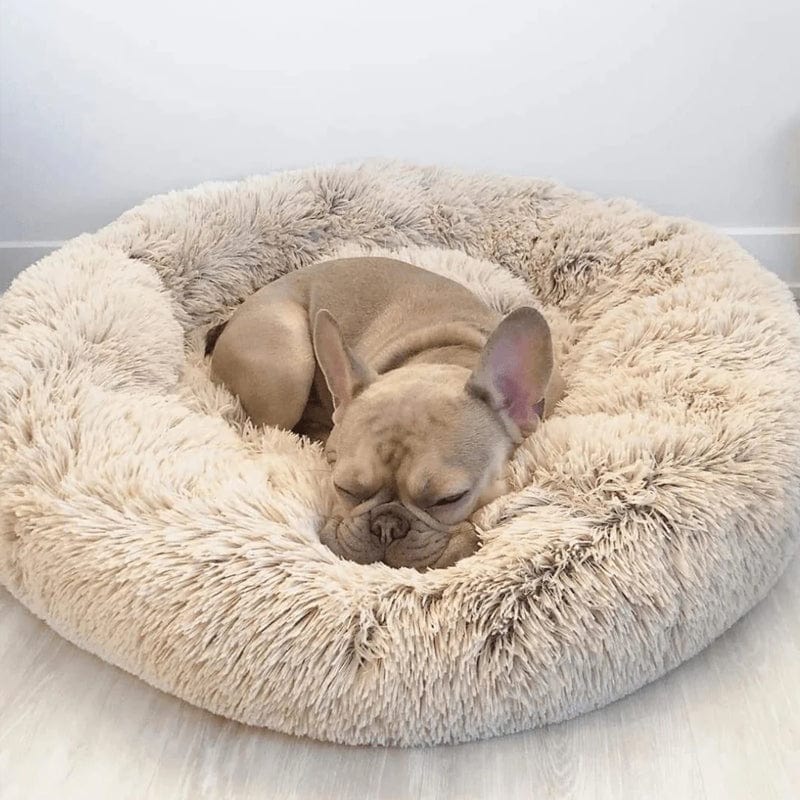 PETNEST – Anti-Stress Dog Bed with Cozy Faux Fur & Easy-Clean Material