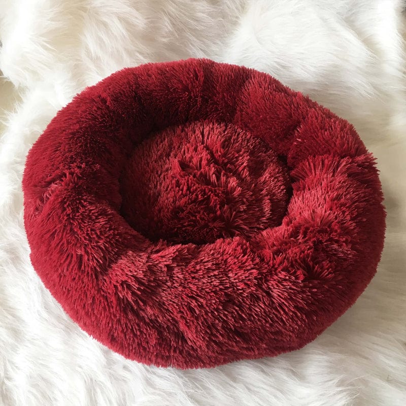 PETNEST – Anti-Stress Dog Bed with Cozy Faux Fur & Easy-Clean Material