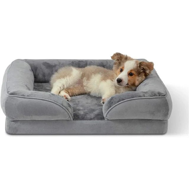 PAWREST – Orthopedic Dog Bed with Washable Velvet Cover