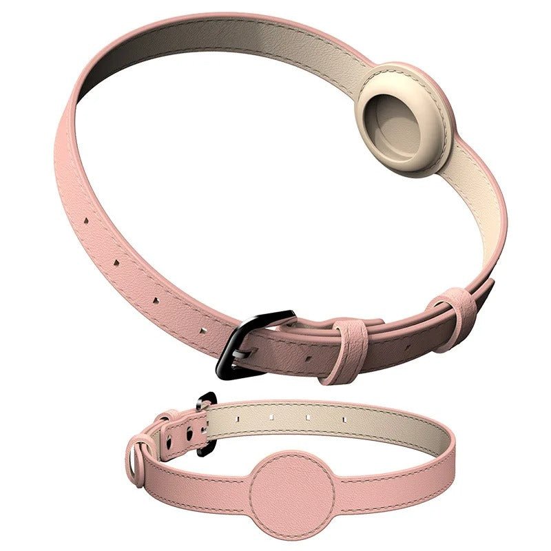 EDOUARD – Stylish dog collar with integrated Airtag holder