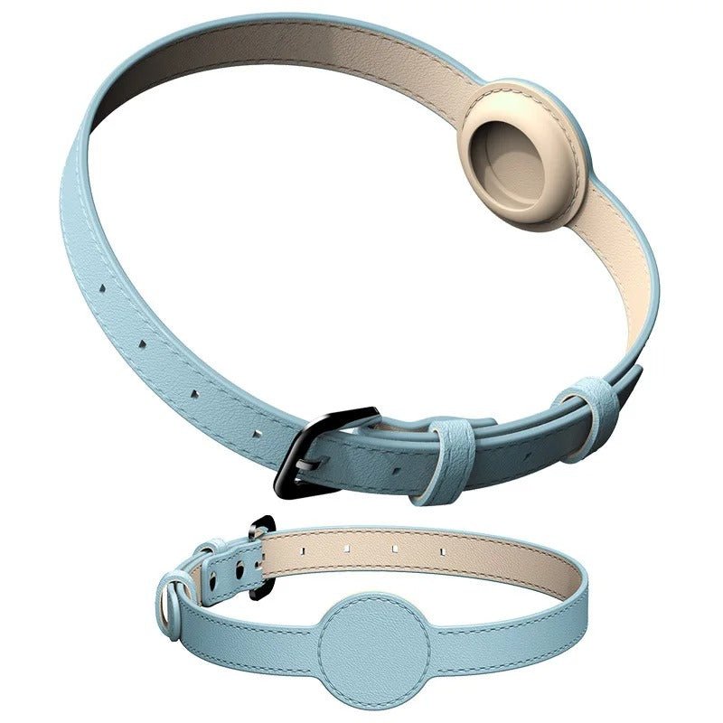 EDOUARD – Stylish dog collar with integrated Airtag holder