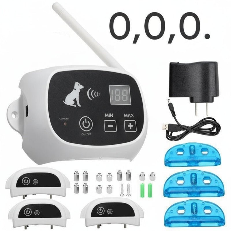 HOUNDHARBOR – Wireless Dog Fence with Training Mode for Safe Outdoor Freedom