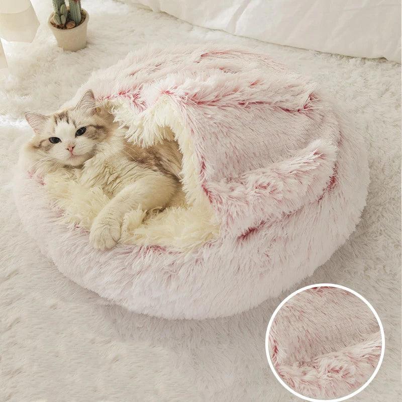 LUXURY COUPLE PET BED – Plush pet bed for cats and small dogs