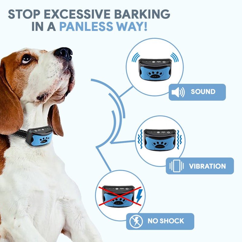 BARKTONE – Anti-Bark Dog Collar with Sound Wave Technology and Adjustable Fit
