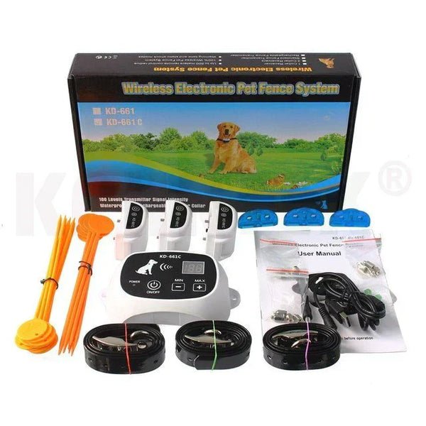 BARKFIELD – Smart Wireless Fence & Obedience Trainer Combo