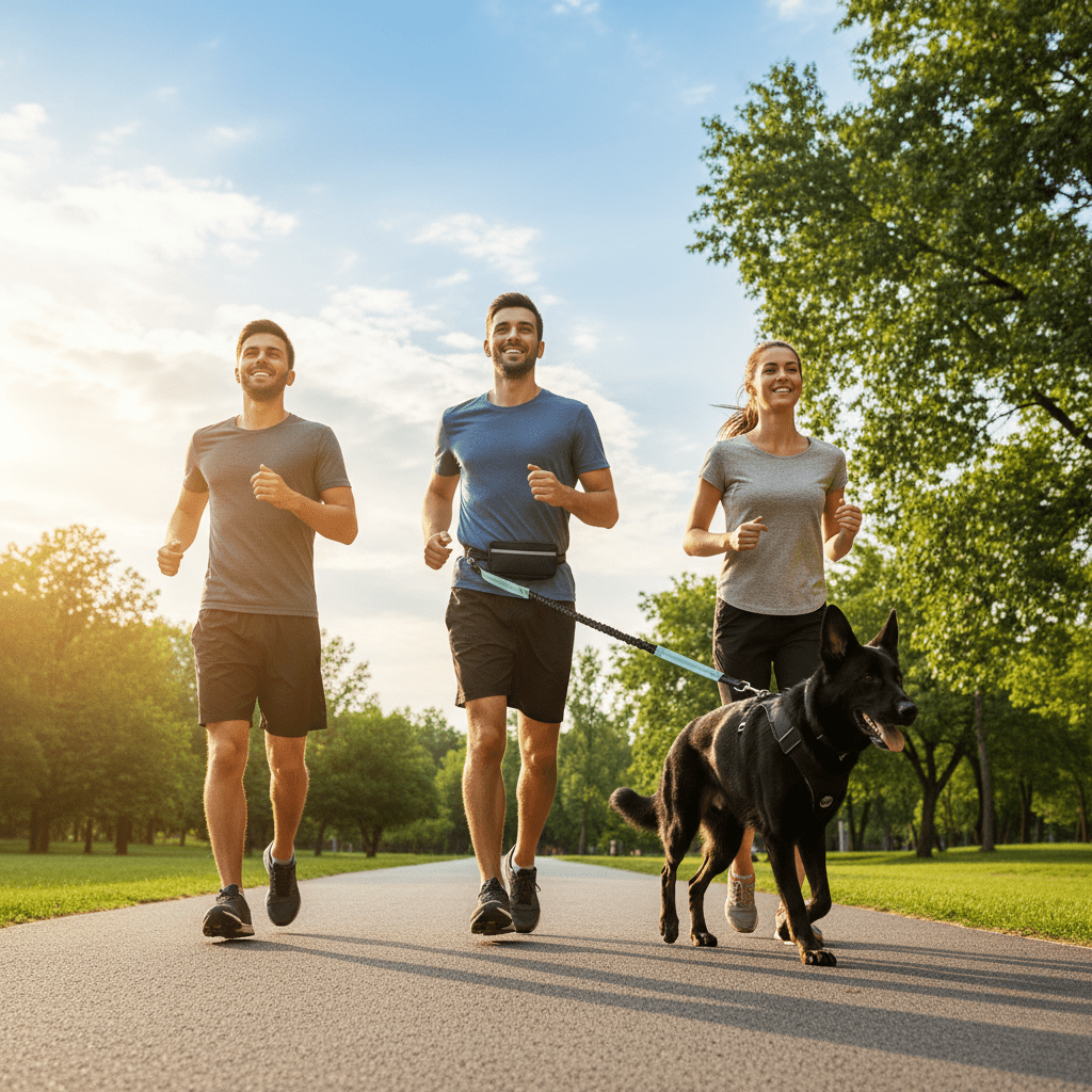 FreedomStride – Hands-Free Dog Leash with Adjustable Waistband for Comfort