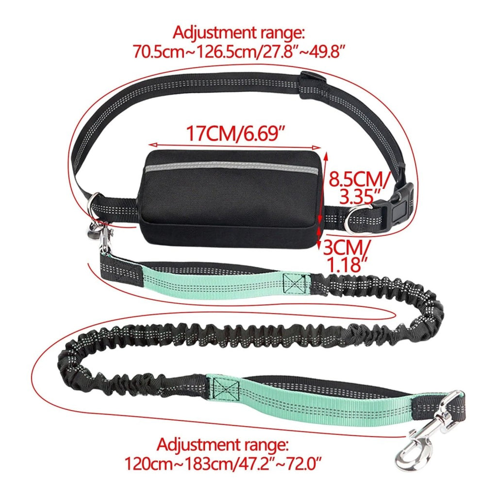 FreedomStride – Hands-Free Dog Leash with Adjustable Waistband for Comfort
