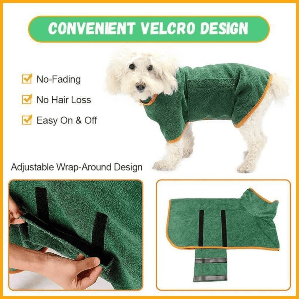 Pawflect – Super Absorbent Dog Coat for Comfort and Protection