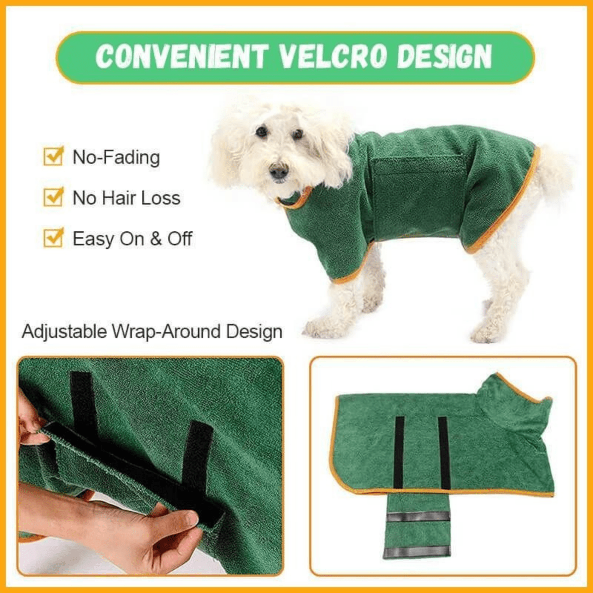 Pawflect – Super Absorbent Dog Coat for Comfort and Protection