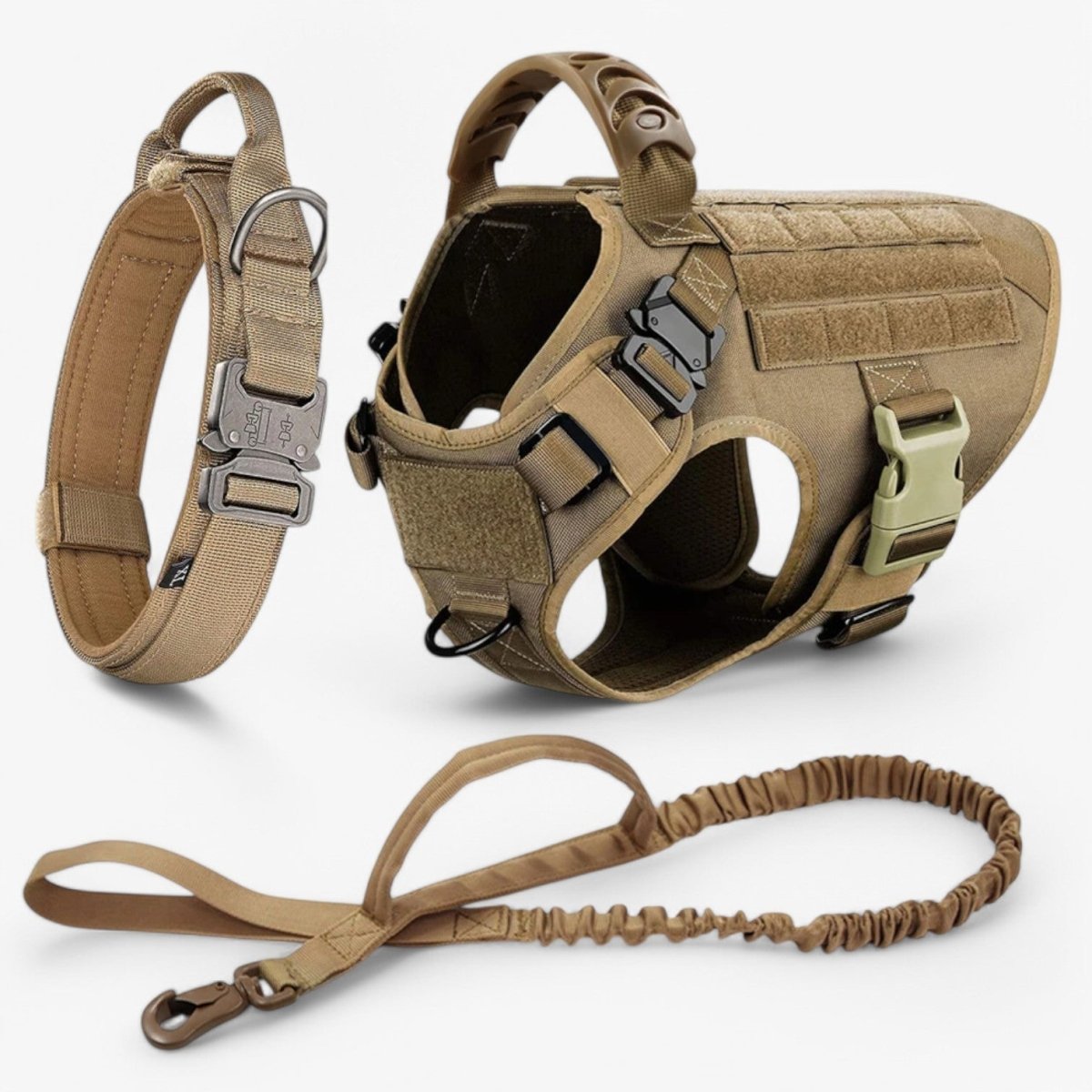 TacticalK9 - Adjustable dog harness for safe & comfortable training