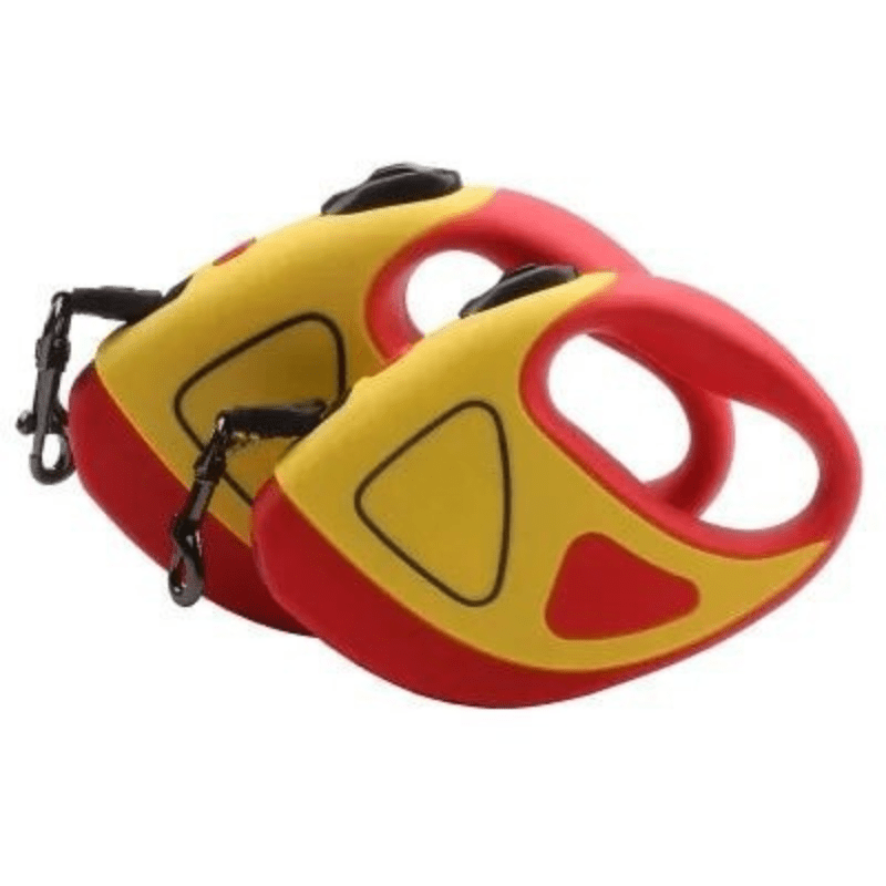 SAFEPAW – LED retractable dog leash with automatic rewind & non-slip handle