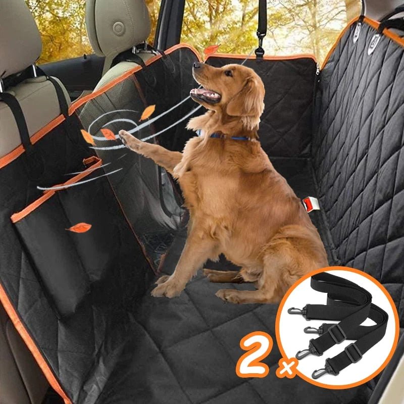 TRAVELPAW – Waterproof Dog Car Seat Cover with Quilted Padding and Non-Slip Design
