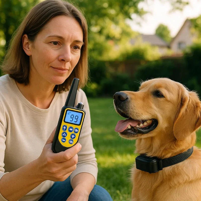 OBEDIMAX – Waterproof Dog Training Collar with Remote & 3 Training Modes